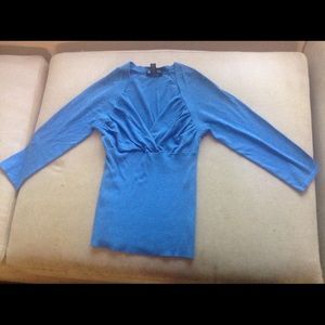 NWOT Inc Interesting royal blue sweater in Size L